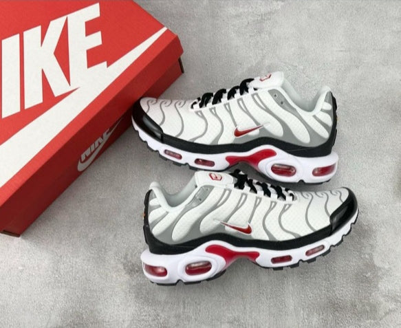 Nike Air Max Plus "Photon Dust/Varsity Red"
