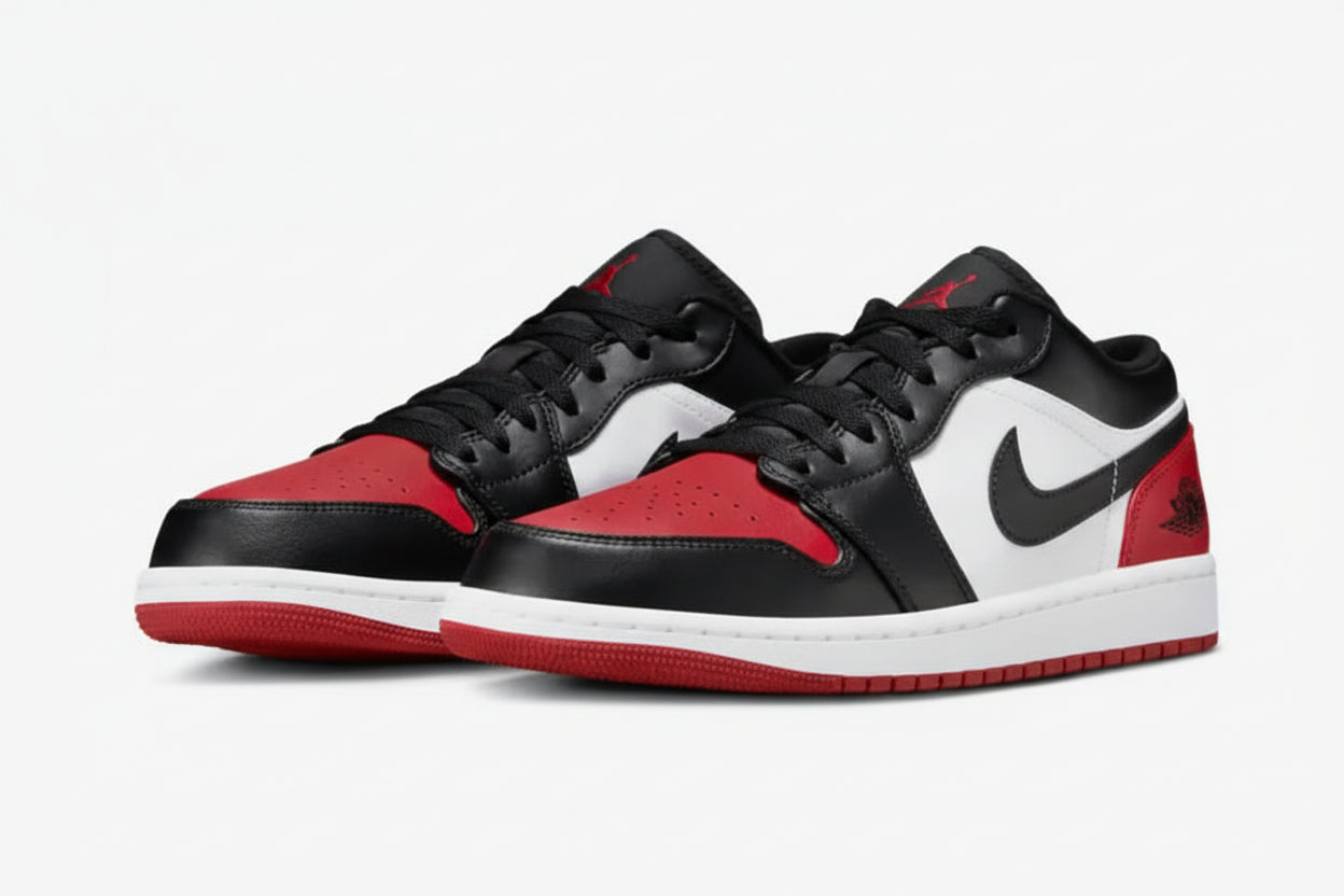 Air Jordan 1 Low Bred Toe 2.0